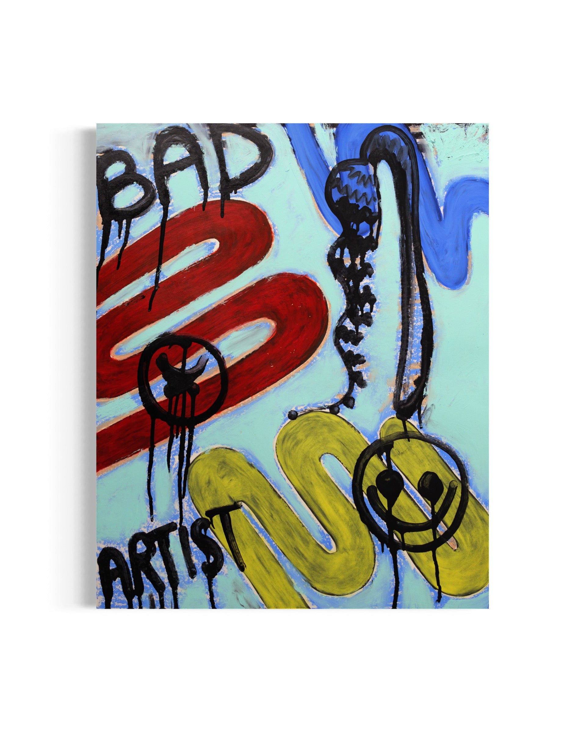 Bad Artist Bad Artist Oil Drawing WASTE HAZARD   