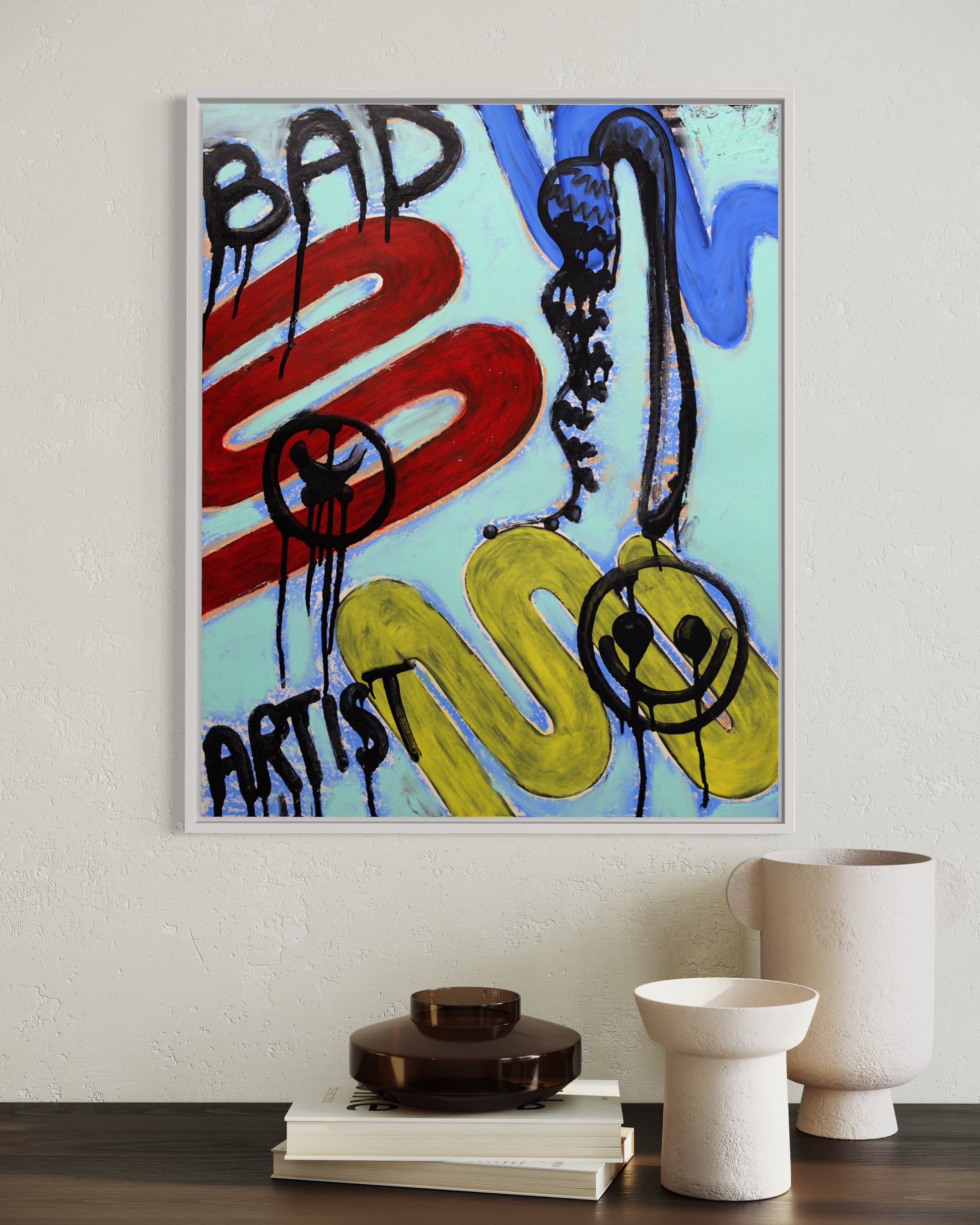 Bad Artist Bad Artist Oil Drawing WASTE HAZARD   