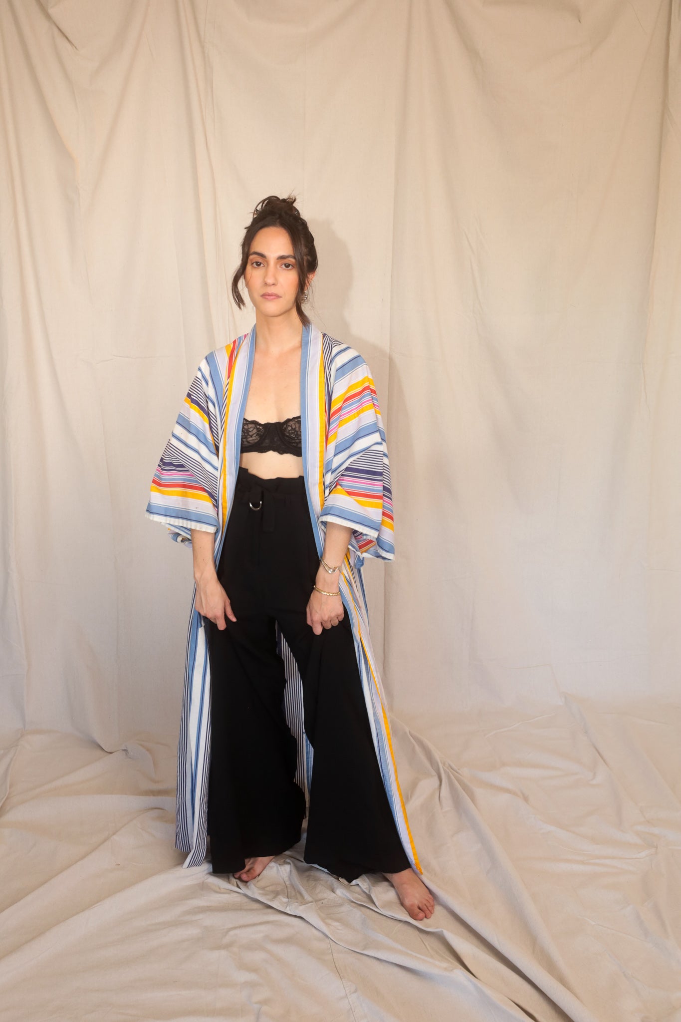 Vintage Rainbow Row Kimono Apparel & Accessories GOODVILLE   