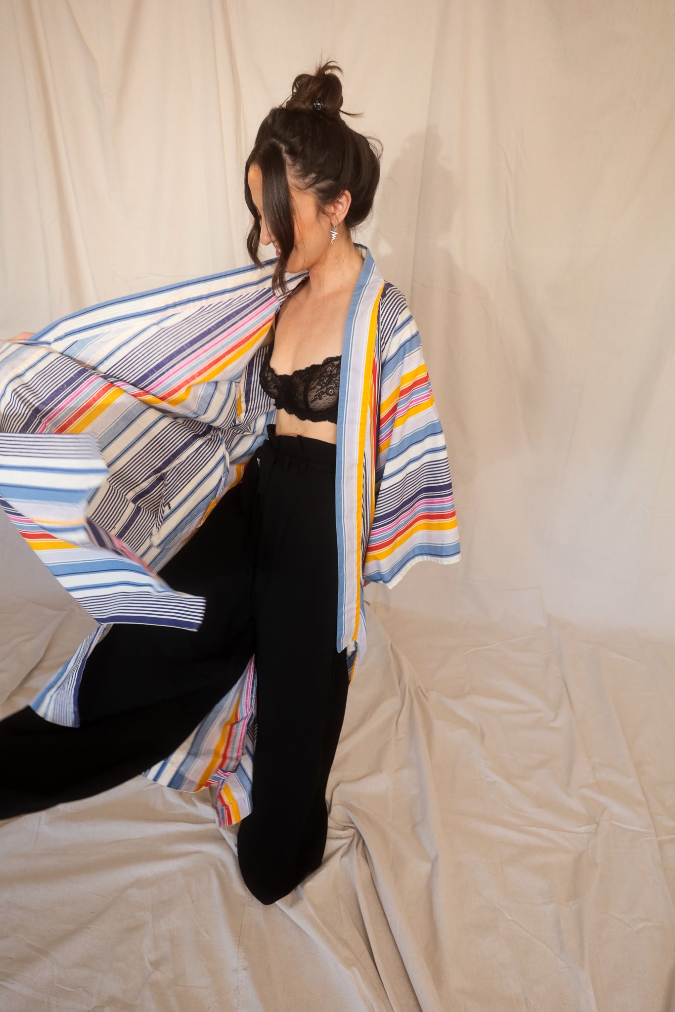 Vintage Rainbow Row Kimono Apparel & Accessories GOODVILLE   